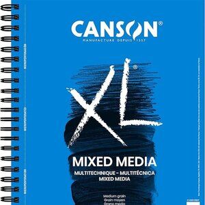 Canson XL Series Media Pad, Side Wire bound, 9x12 in (60 Sheets)
